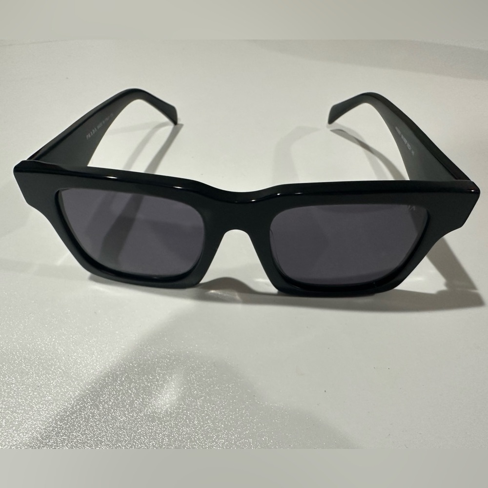 Prada PR A06S Unisex Black with White Logo Sunglasses / Shades BRAND NEW - Picture 5 of 7